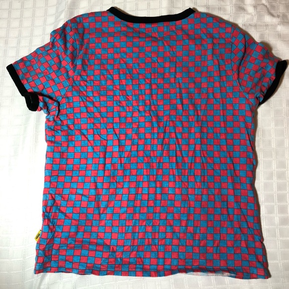 Vans Pink & Blue Checkered Top - Picture 3 of 3